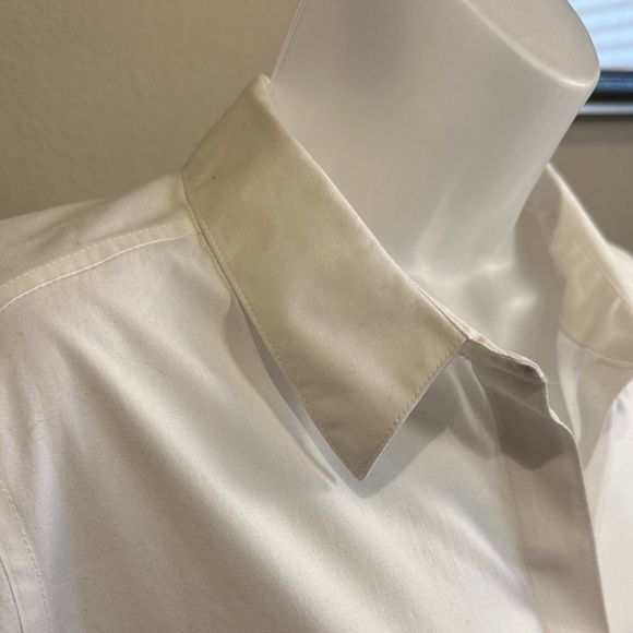Chico's Classic White Button Down Shirt size 1 - Picture 6 of 10